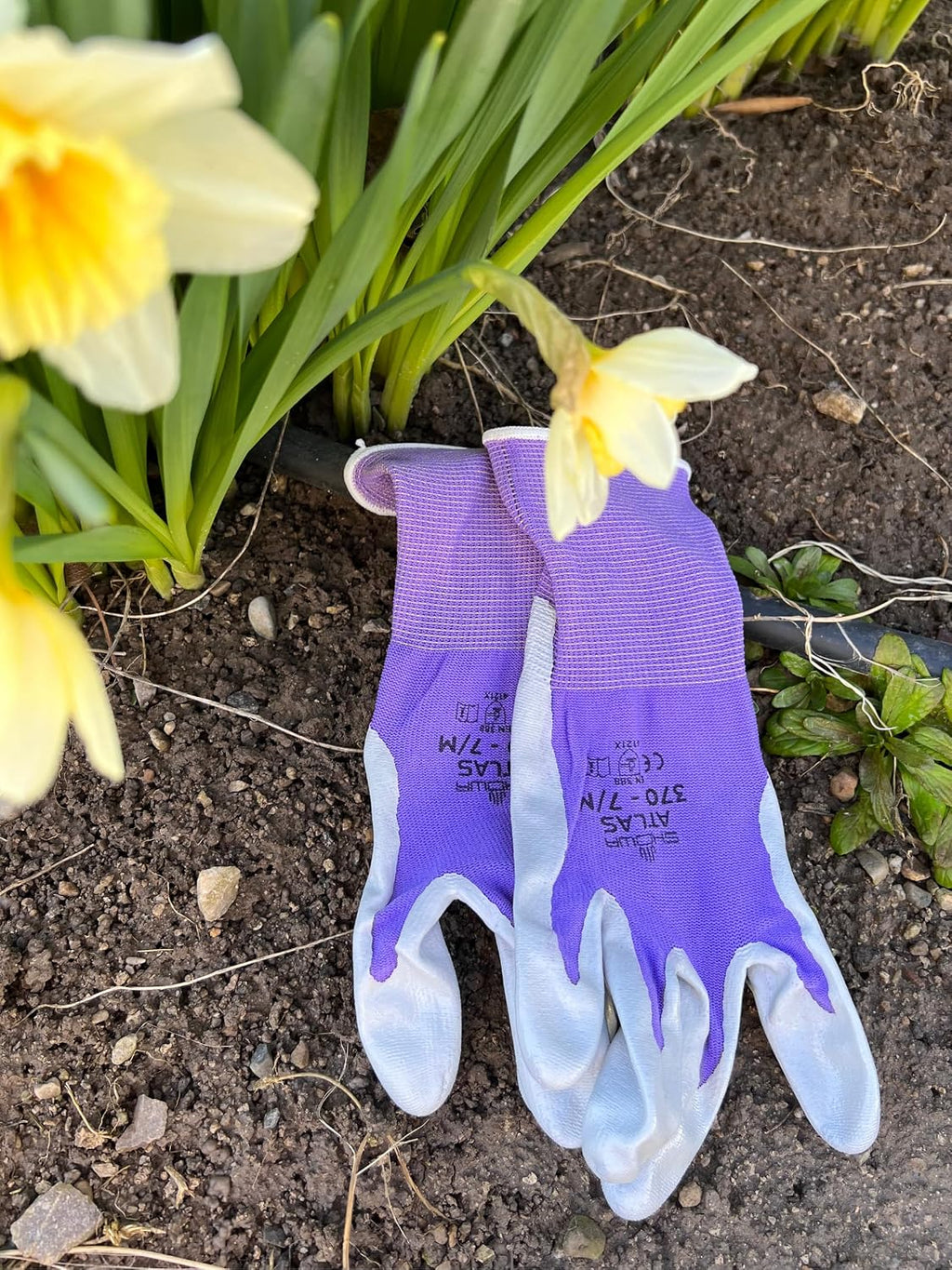 Women's Nitrile Gloves NT370 (4 Pack) Garden Gloves for Women Woman Gardeing working yardwork DIY
