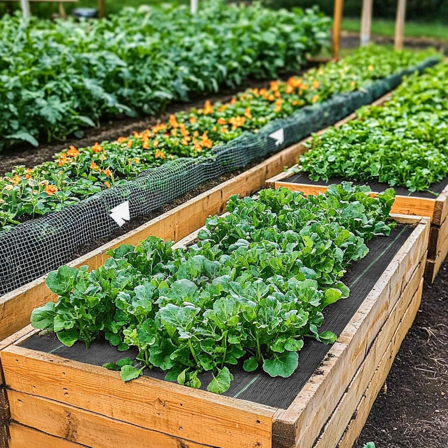4ft x 100ft Weed Barrier Landscape Fabric Heavy Duty Premium Weed Control Fabric Durable & Eco-Friendly Weed Block