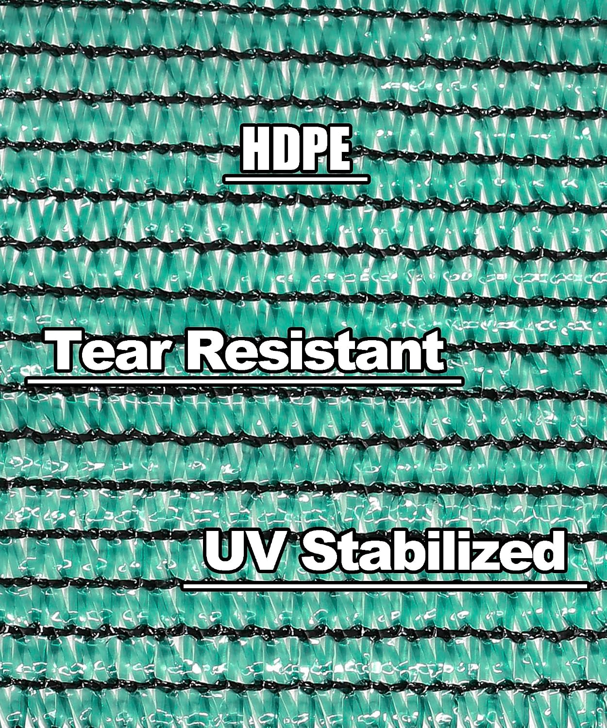 70% Green Shade Cloth 12ft x 10ft Sun Shade Netting with Grommets | Breathable UV Block Balanced Shade for Garden