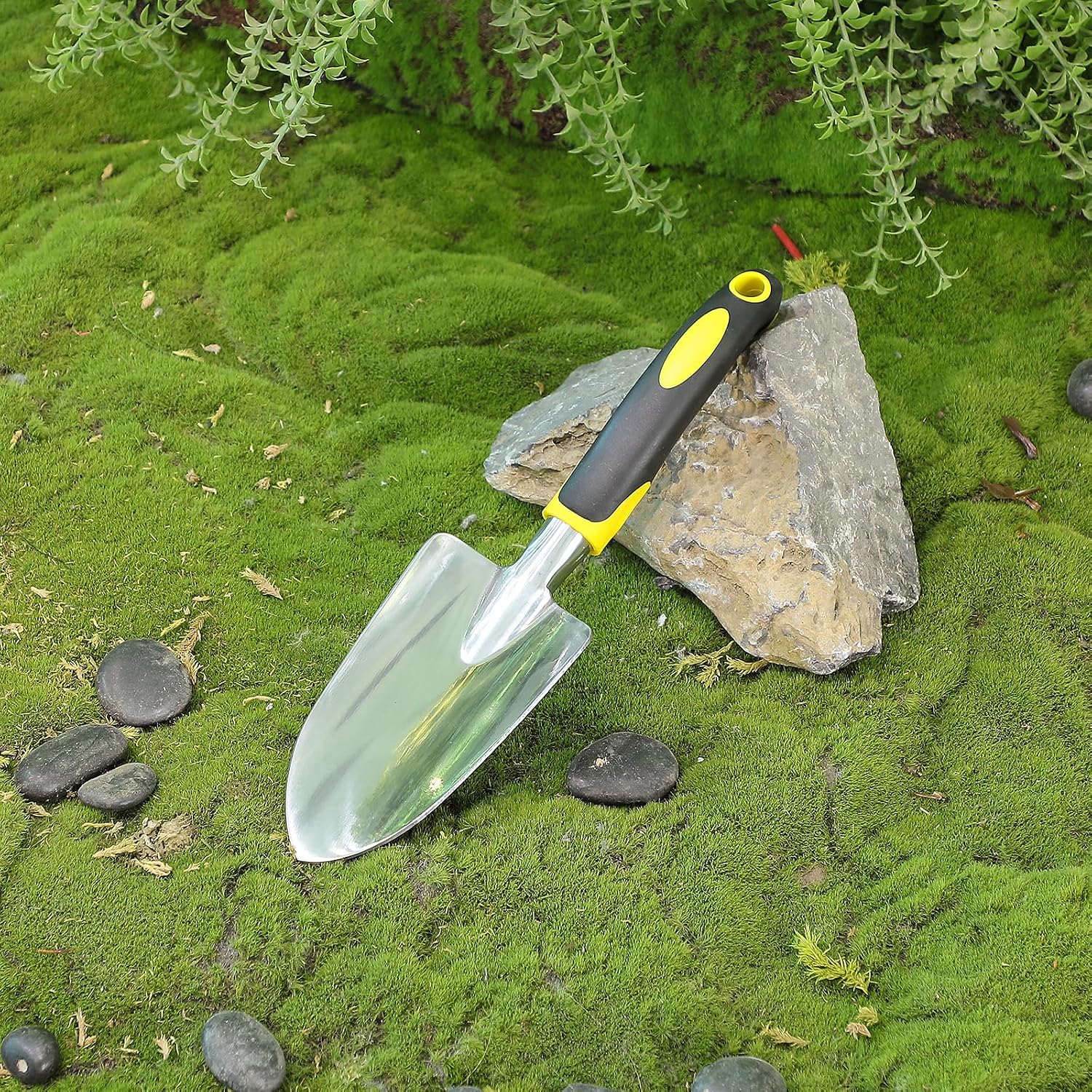 8 Pcs Garden Shovel Aluminum Alloy Heavy Duty Trowel Garden Tool Small Shovels for Digging Metal Hand Trowel Spade with