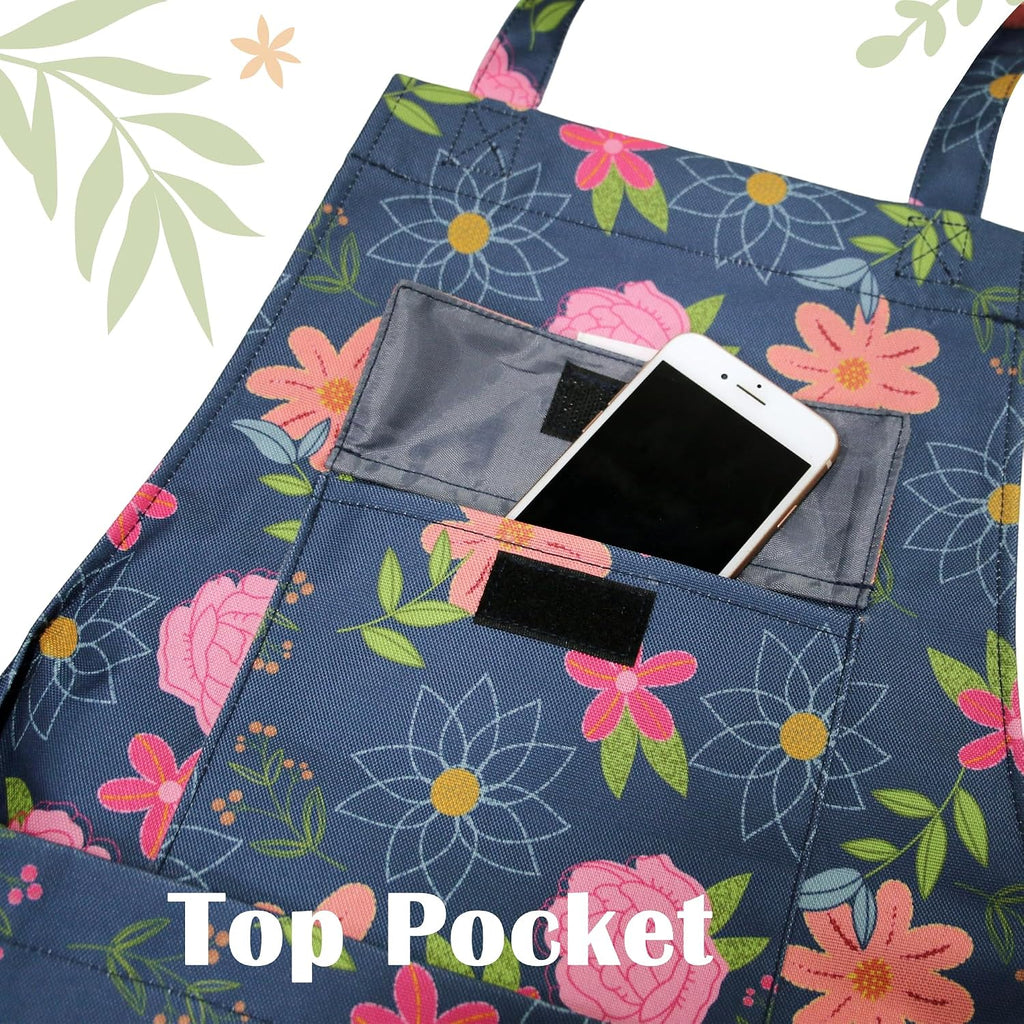 Garden Harvest Apron for Women, Fruit Picking Apron with Quick Release Bottom
