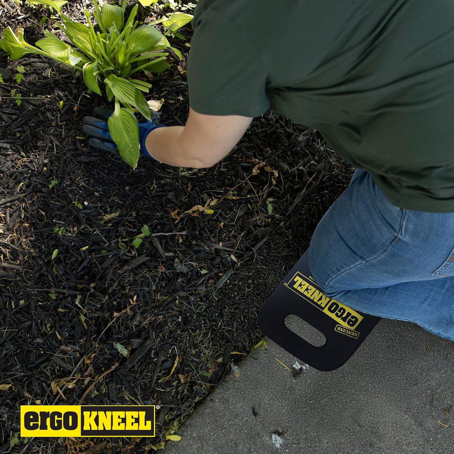 Foam Kneeling Mat, 8" x 16", 1" Thick Heavy-Duty Pad | Anti-fatigue foam, Portable kneeling mat, Industrial use, Garden