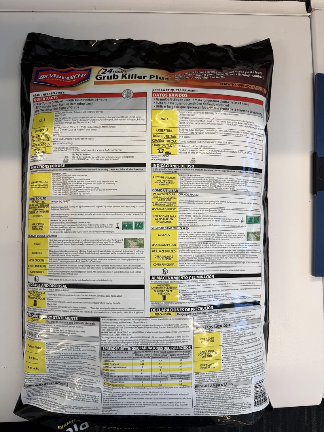 BioAdvanced Season Long Grub Control Granules - 10 lb Bag | Kills Grubs, Mole Crickets, Cinch Bugs, and More - Creates