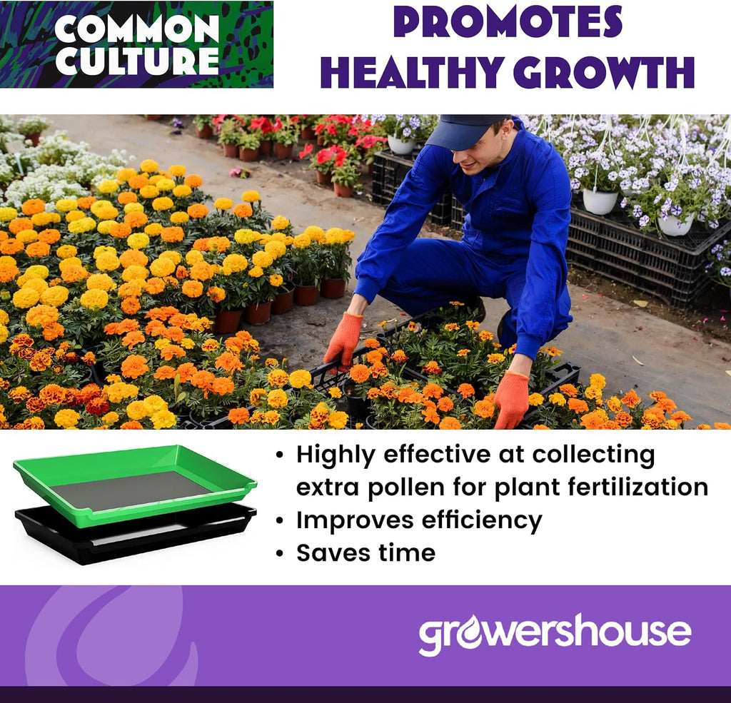 COMMON CULTURE Trim Tray Kit with Trimming Tray 13" x 20", 150 Micron Pollen Screen, Bottom Harvest Bin, Scissors, Herb