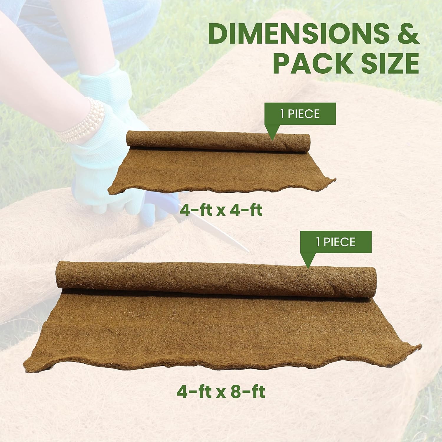 Envelor Coco Coir Grow Mat Growing Media Seed Starter Sprouting Pad