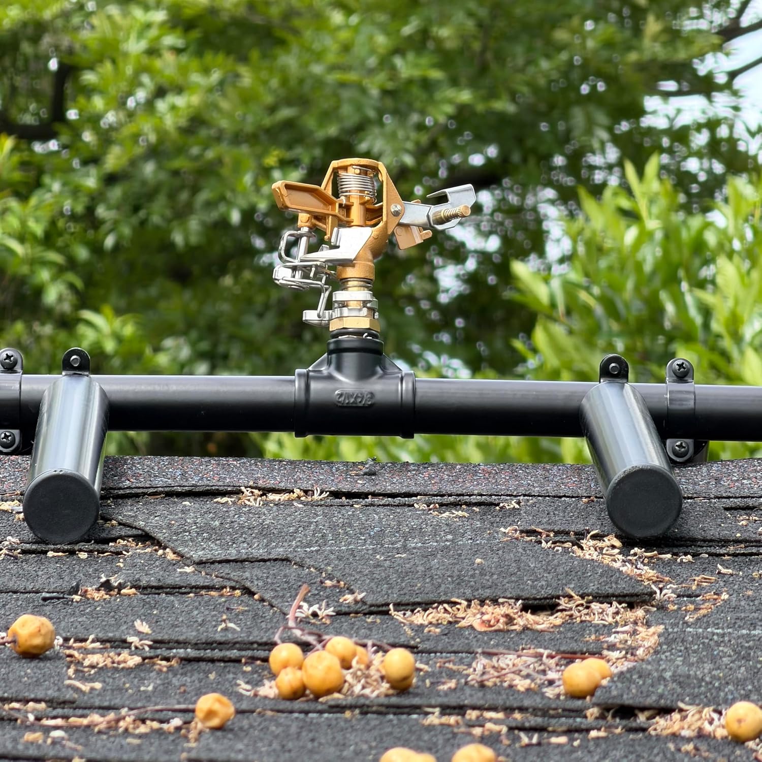 Roof Sprinkler System for Wildfire Defense – Roof Top Sprinklers Protect Homes from Embers, Sparks, and Heat | Outdoor