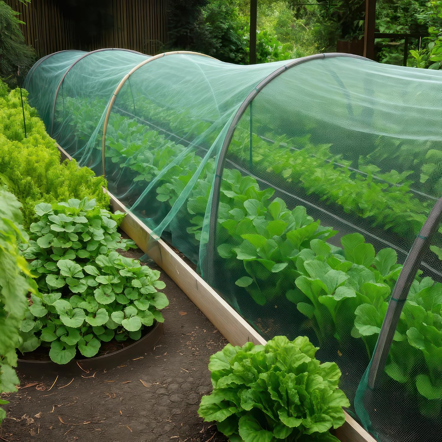 Green DIY Mosquito Net Fabric | 10x20 FT Netting | Insect Cover for Garden | Netting for Patio, Outdoor & Windows