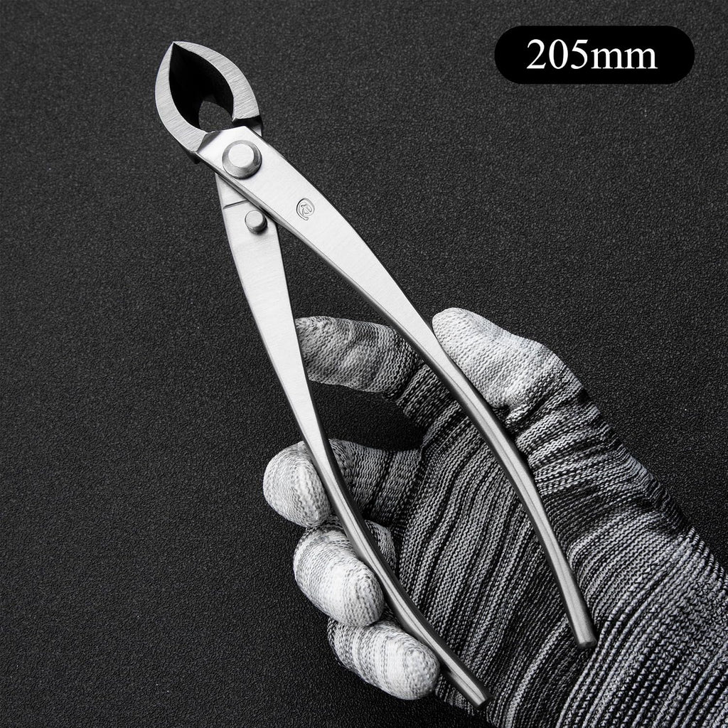 Bonsai Tools 5-Piece Alloy Steel Bonsai tool Kit In Cluding 210mm Long Handle Scissors / 205mm Branch Cutter / 205mm