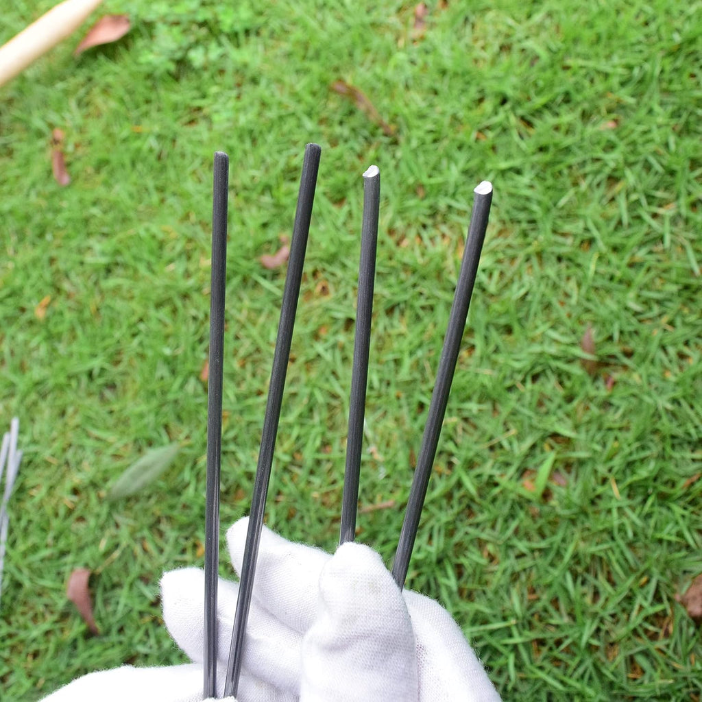 MySit 6" Garden Staples Landscape Stakes Ground Pins 100 Pack | Lawn Staples Weed Fabric Staple, Heavy Duty