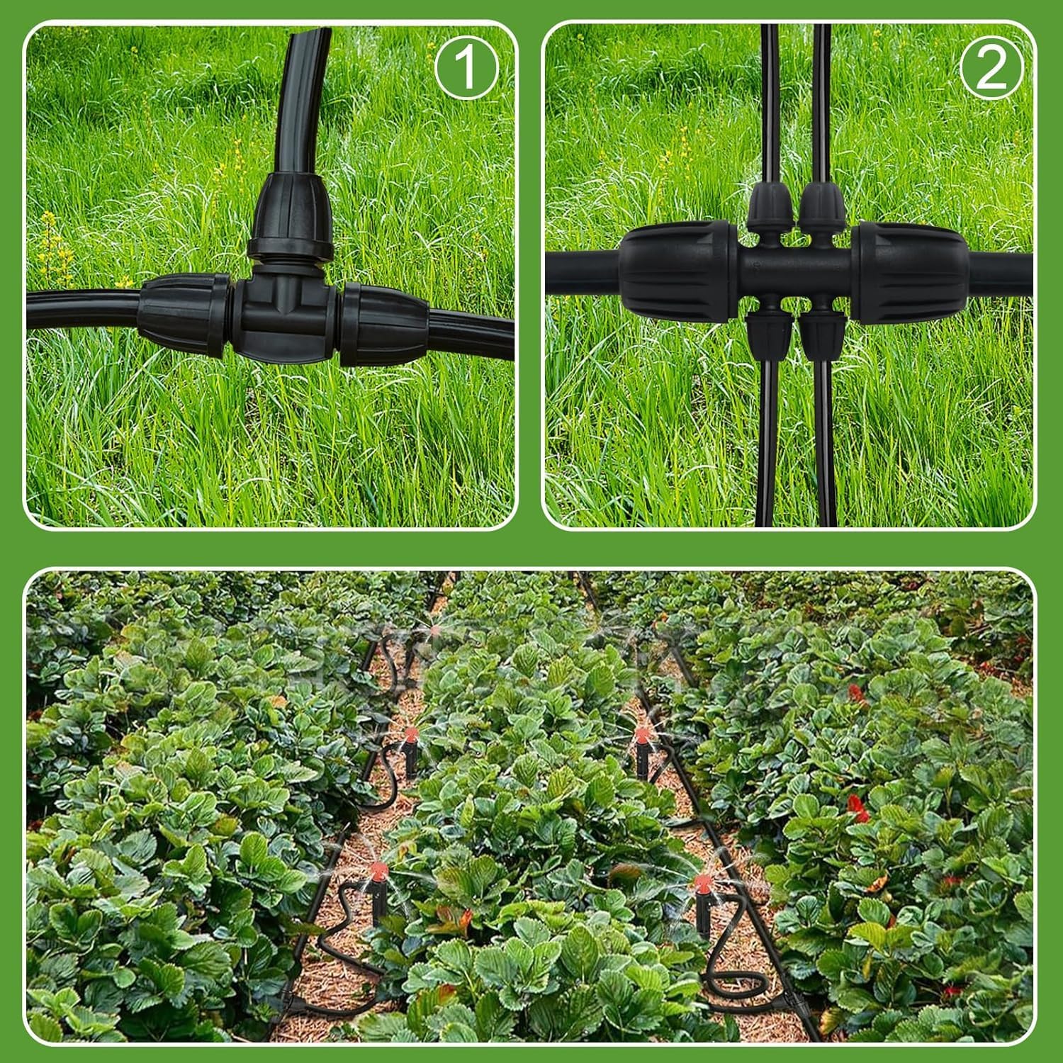1/2 Inch Drip Irrigation Tubing-98.4Ft/30M Main Tubing Hose for Garden Irrigation System Kit, Plant Watering Irrigation