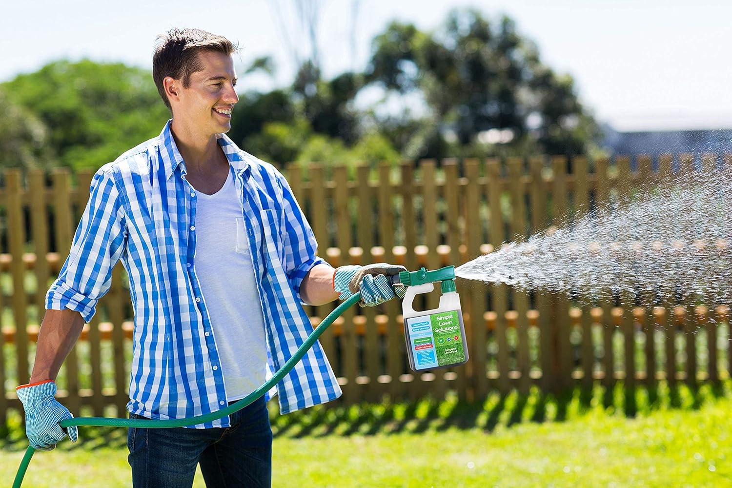 Advanced 16-4-8 Balanced NPK - Lawn Food Quality Liquid Fertilizer - Spring & Summer Concentrated Spray - Any Grass