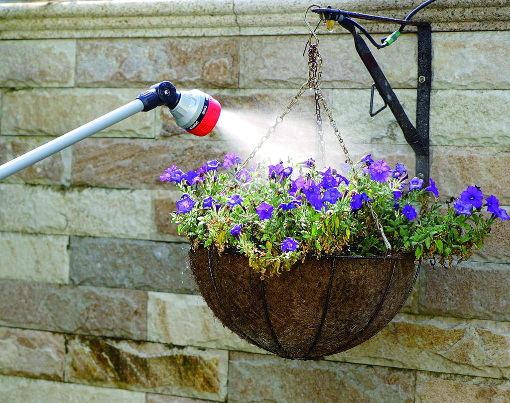 Eden 96618 Metal Thumb-Control 7-Pattern 33 in. Watering Wand | Heavy-Duty Water Sprayer for Hanging Plants, Gardens &