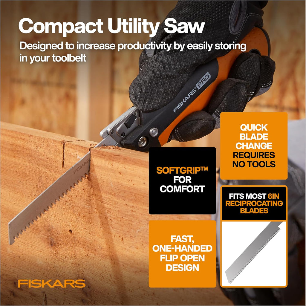 Fiskars 6-Piece Indoor DIY and Outdoor Gardening Home Essentials Tool Set | PowerGear Anvil Loppers, Pruning Shears