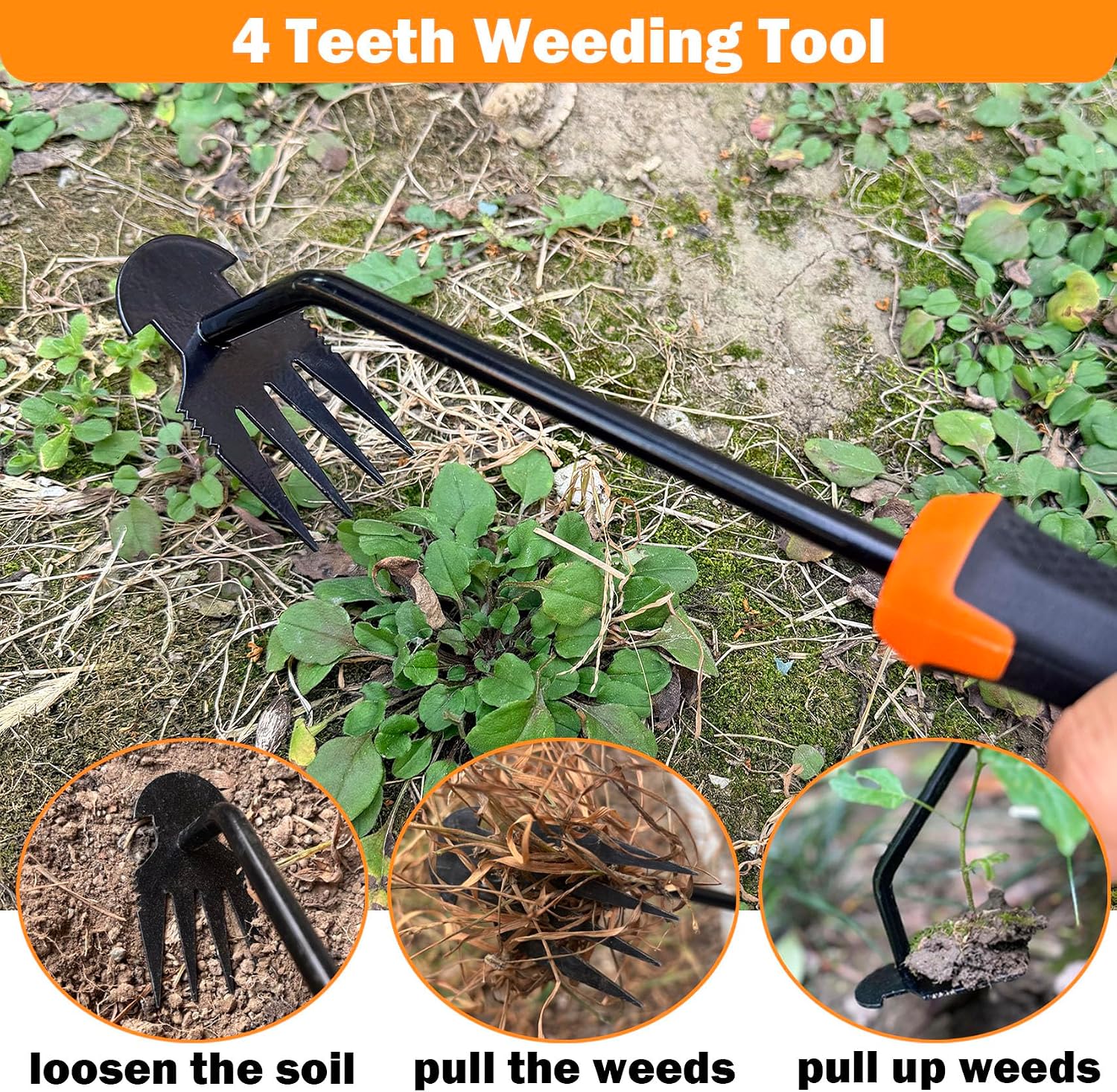Weed Puller Tool, 2026 New Portable Hand Weeder Tool, Weeding Tool with Stainless Steel, Garden Tools for Plant &
