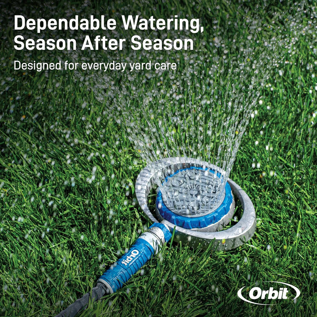 Orbit Elevated Metal 8-Pattern Turret Sprinkler, 28252