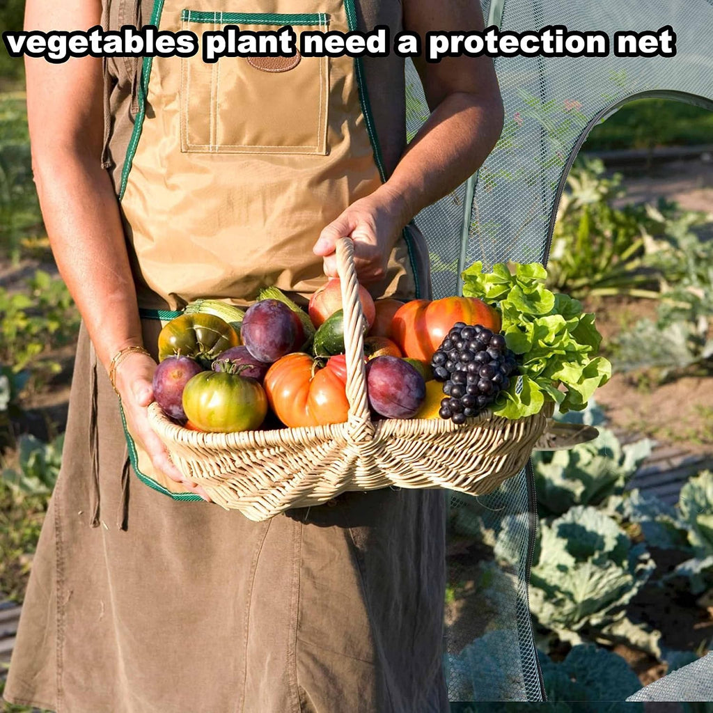 Pop up Gardening Net Cover,36x36x39 inch Pack of 2,Pest Guard Cover for Vegetables Fruits Durable Plant Gardening Net
