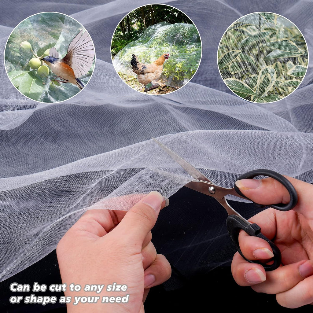 Garden Netting Mosquito Insect Birds Animals Barrier Protection Net Ultra Fine Garden Mesh Netting Plant Covers for