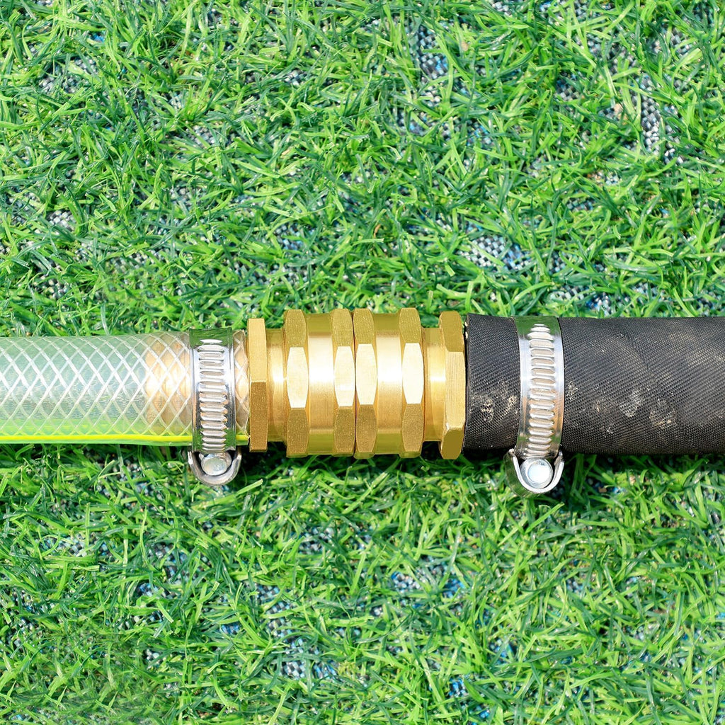 Garden Hose Fittings Connectors Adapter Solid Brass Repair double female to female faucet leader coupler ​dual water