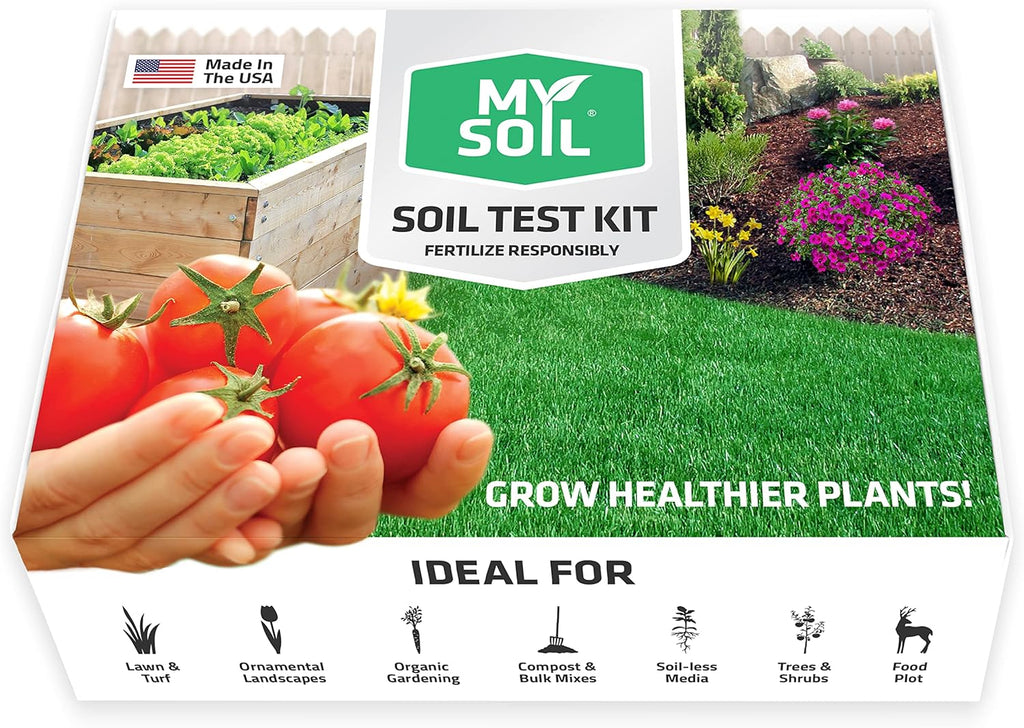 MySoil Soil Test Kit, Unlock Your Lawn & Garden Potential, Complete & Accurate Nutrient and pH Analysis with