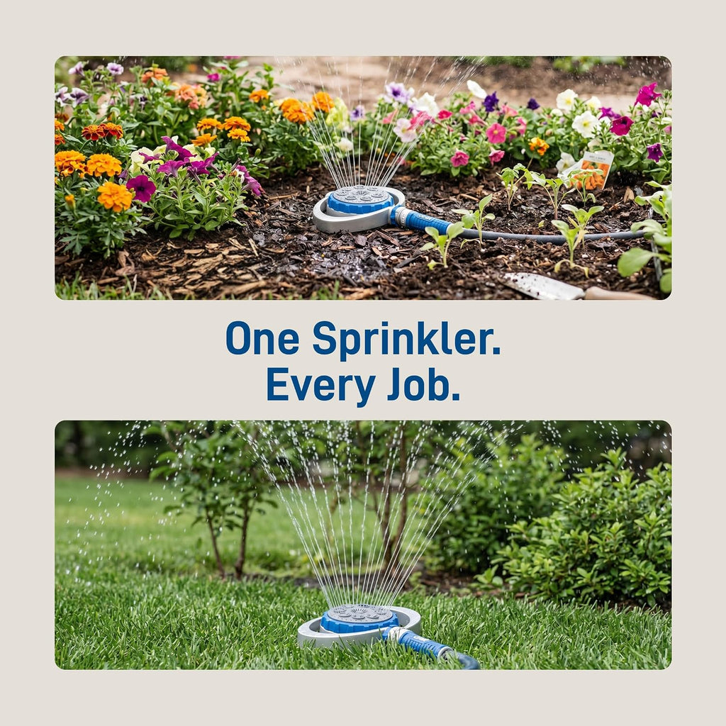 Orbit Elevated Metal 8-Pattern Turret Sprinkler, 28252