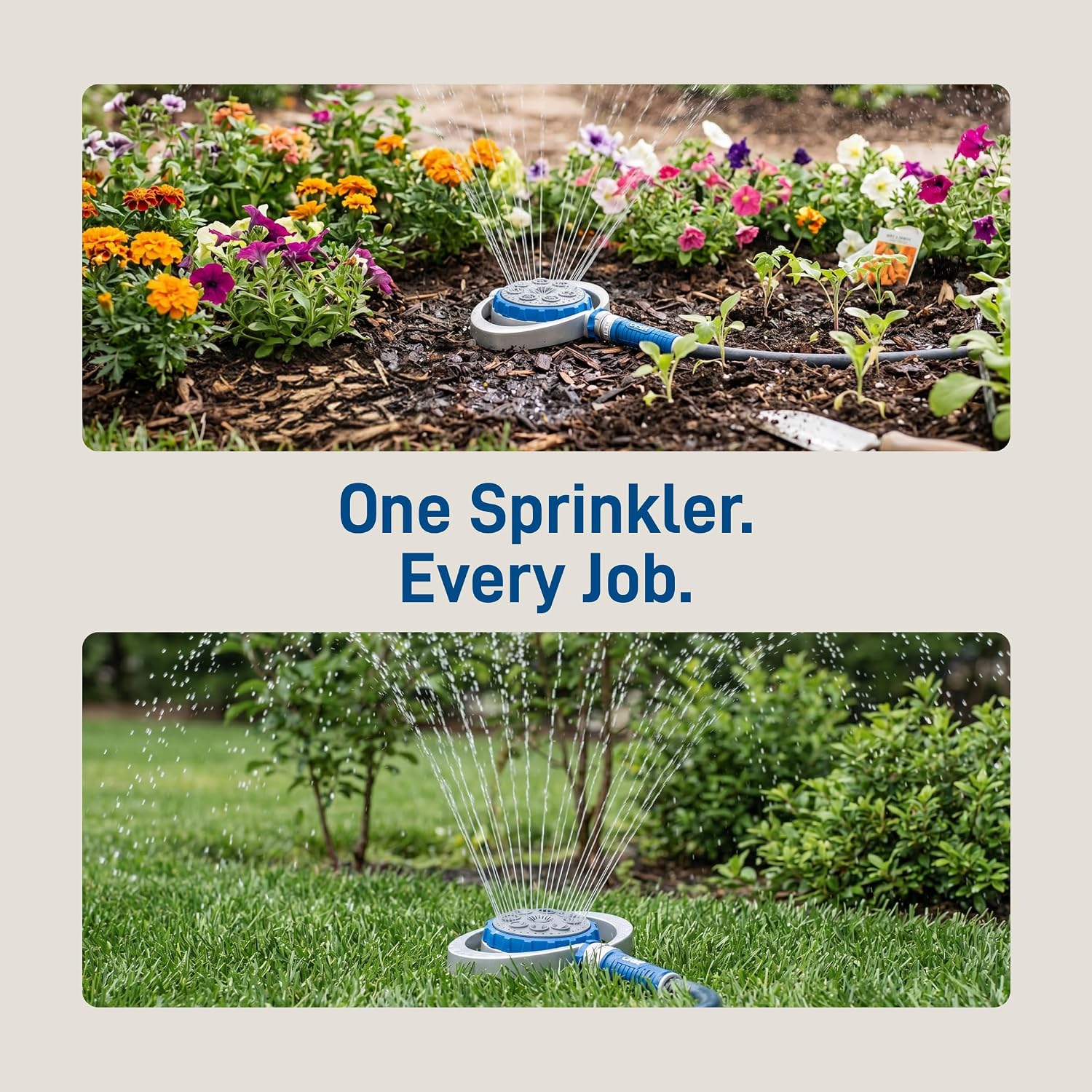 Orbit Elevated Metal 8-Pattern Turret Sprinkler, 28252