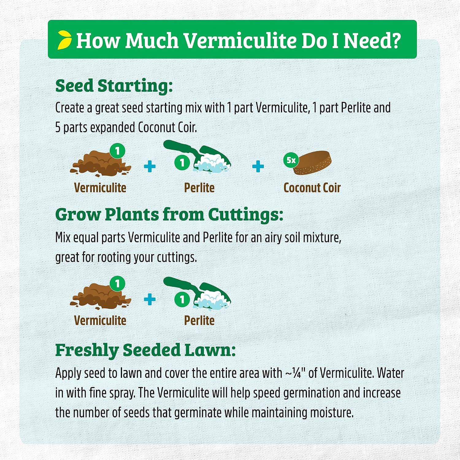 Back to the Roots 100% Organic Vermiculite (24 qt Value Pack) | Made in the USA | Premium Nutrition for Indoor and