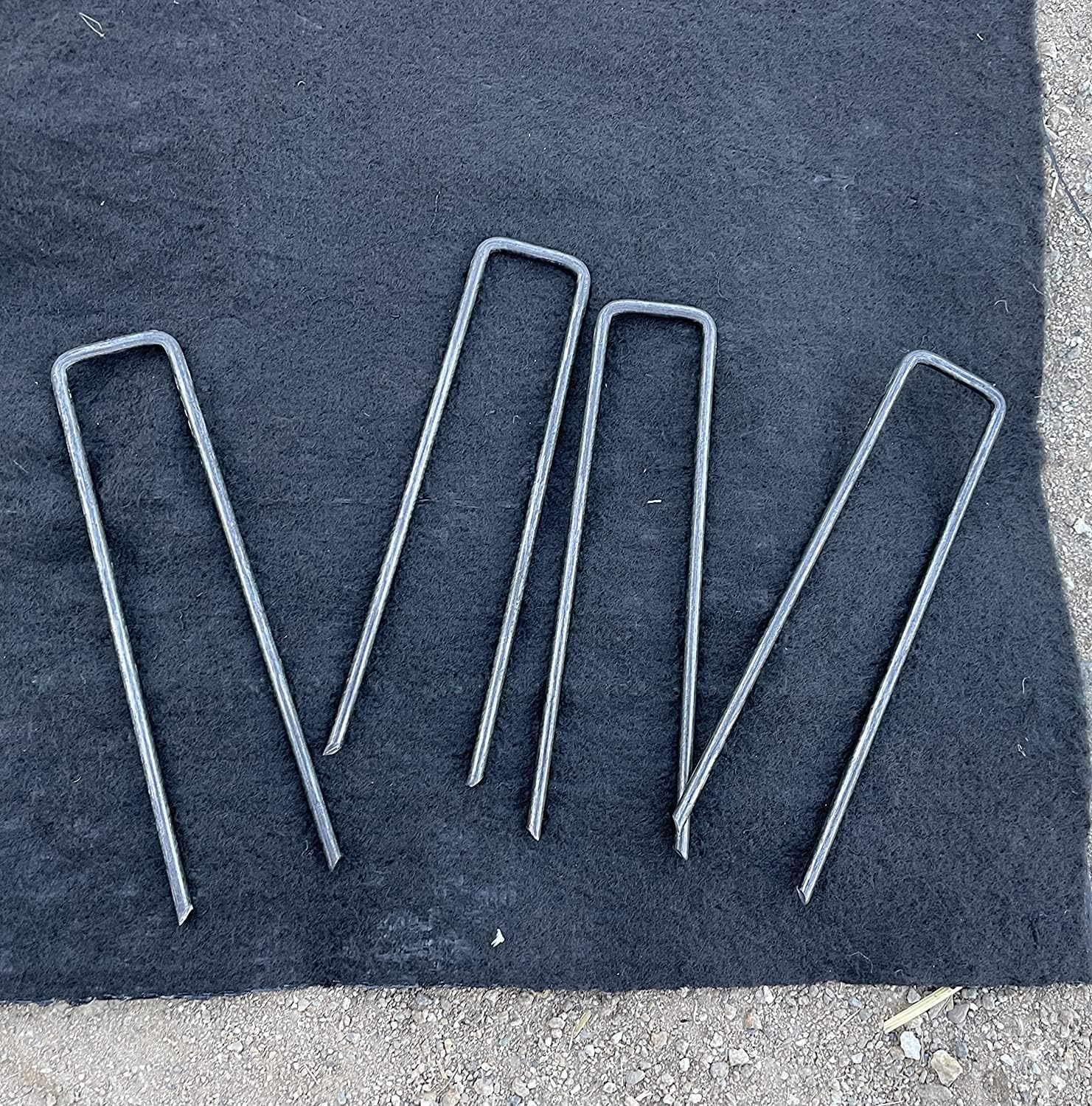 Sandbaggy 6 inch Landscape Sod Staples (8 Gauge Steel) | Great for Hard & Rocky Soil | 40% Thicker Than Standard 11