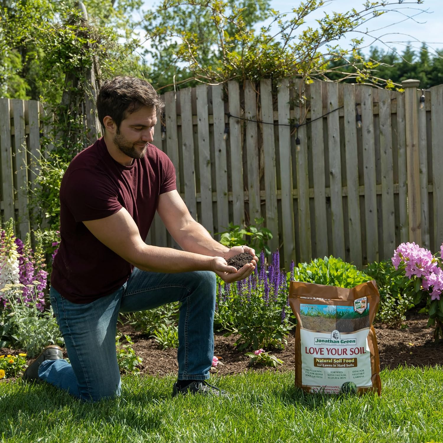 Jonathan Green (12191) Love Your Soil, Soil Food for Lawns in Hard Soils - Soil Amendment for Grass & Vegetable Gardens