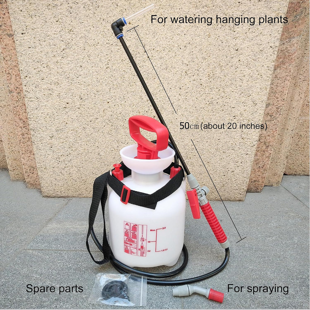 Watering Can Device for Watering Hanging Plant Basket Hard to Reach High Plant Watering Bottle Sprayer for Indoor or