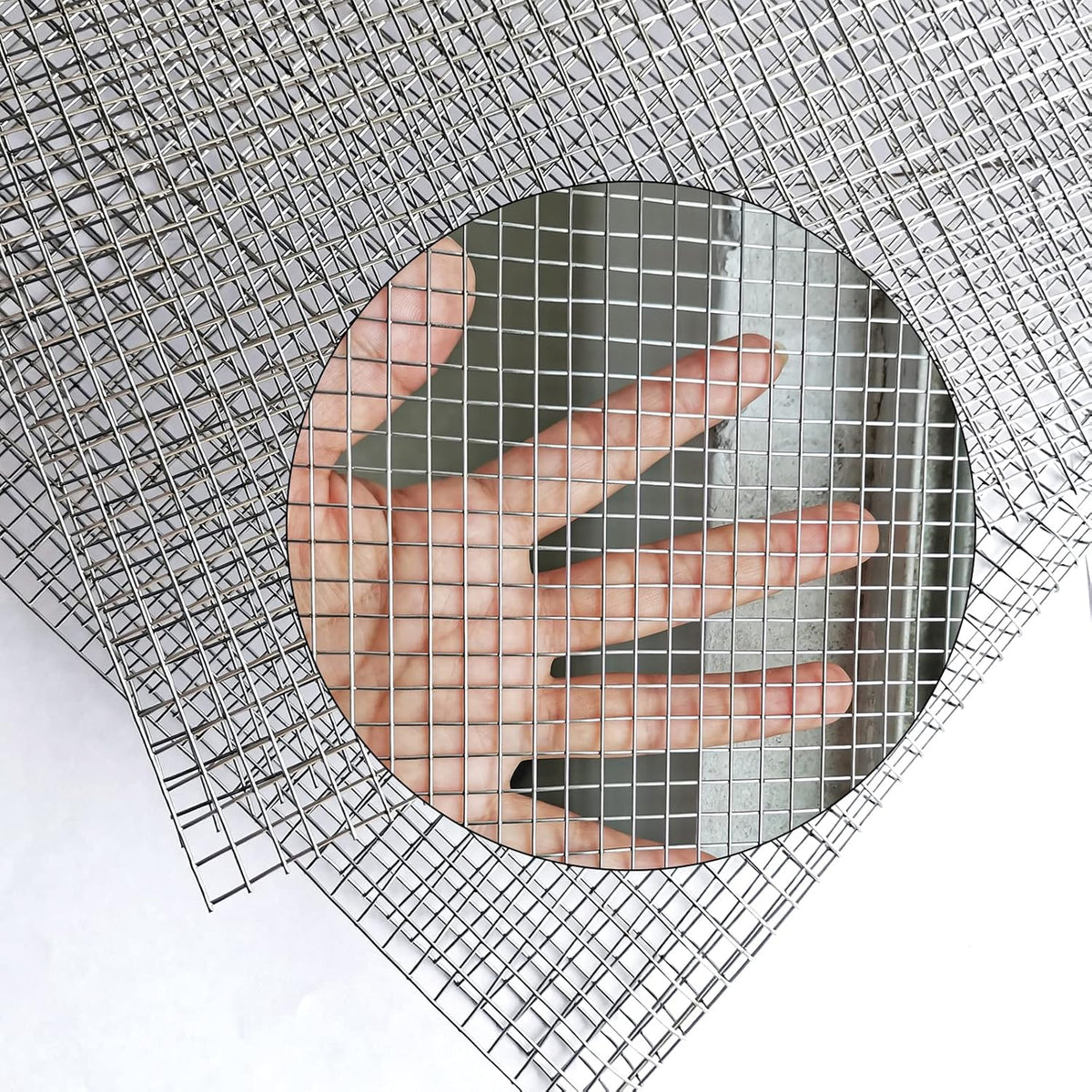 Valchoose Upgraded SS Wire Mesh 2PACK, 4 Mesh Completely Welded 12 X 24 in