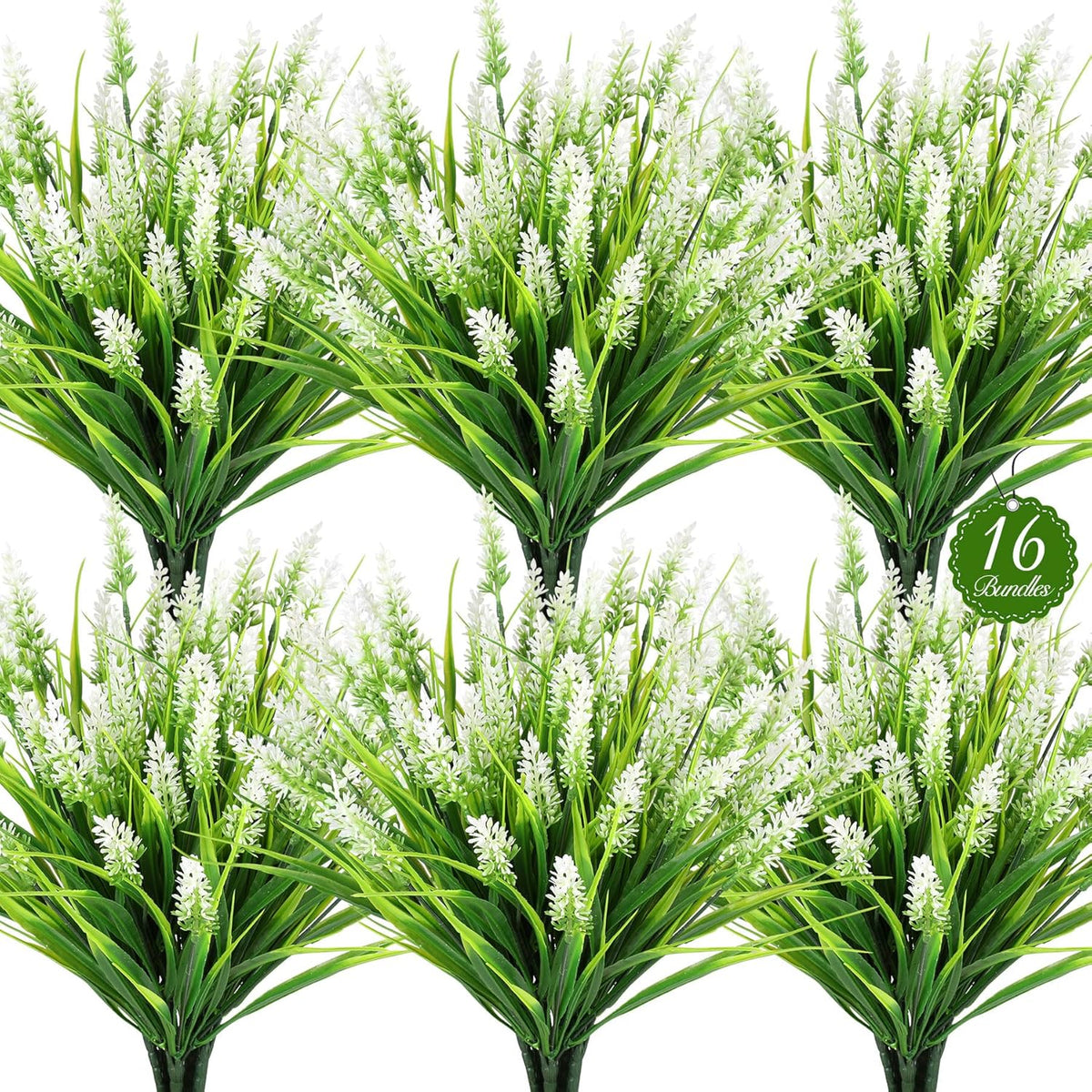 Layhit 4 Pack Large Size Boho Dried Flowers 15-17 Inch, Babysbreath