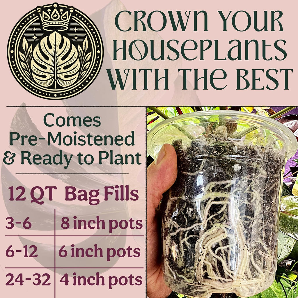 Craft Organic Houseplant Potting Mix, Elite House Plant Soil, Chunky, Well Draining Potting Soil for All Indoor Plants