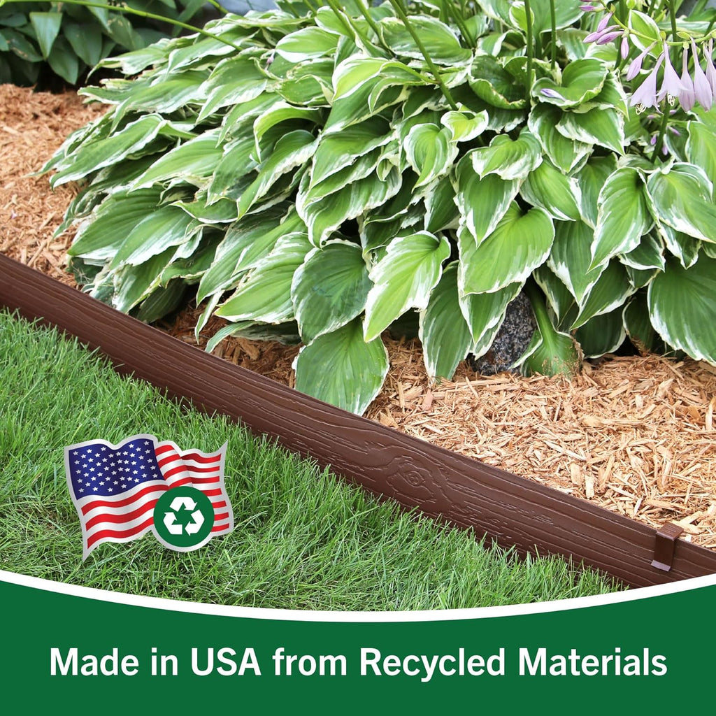MASTER MARK Terrace Board, Landscape Coiled Edging, Grass Barrier, Bender Board, Flower Bed, Vegetable Garden Borders 5