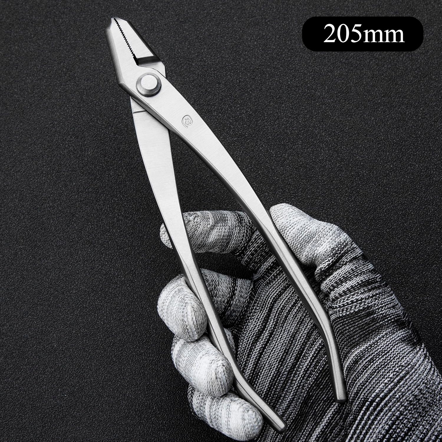 Bonsai Tools 5-Piece Alloy Steel Bonsai tool Kit In Cluding 205mm Wire Cutter / 205mm Round Edge Cutter / 205mm Jin