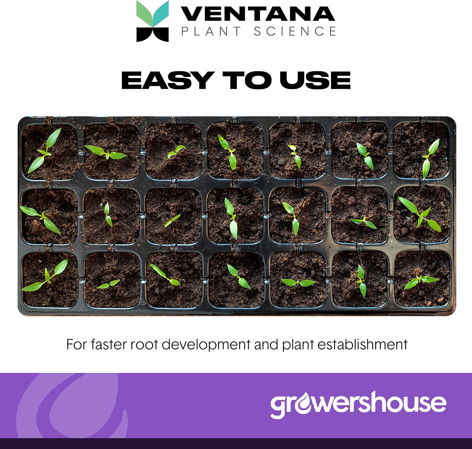 VPS OrganiPlug Hydroponic Seed Starter Plugs, 100 Pack, Rapid Root Planting Pods for Seedling, Clone, Cutting, Promotes