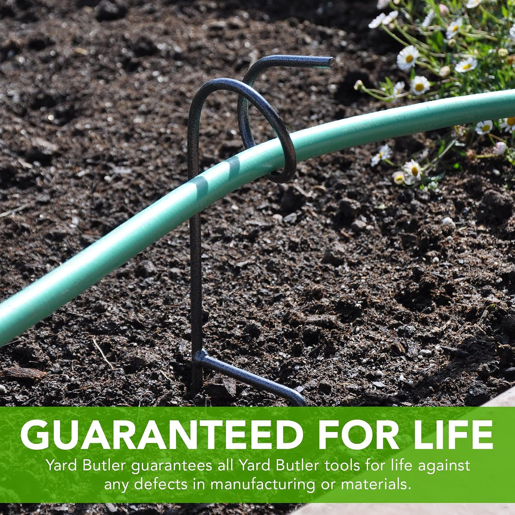Yard Butler Plant-Saving Hose Guide, 17.5 Inch Garden Stake, 3 Pack | Heavy Duty 17.5 Inch Plant Protector Garden