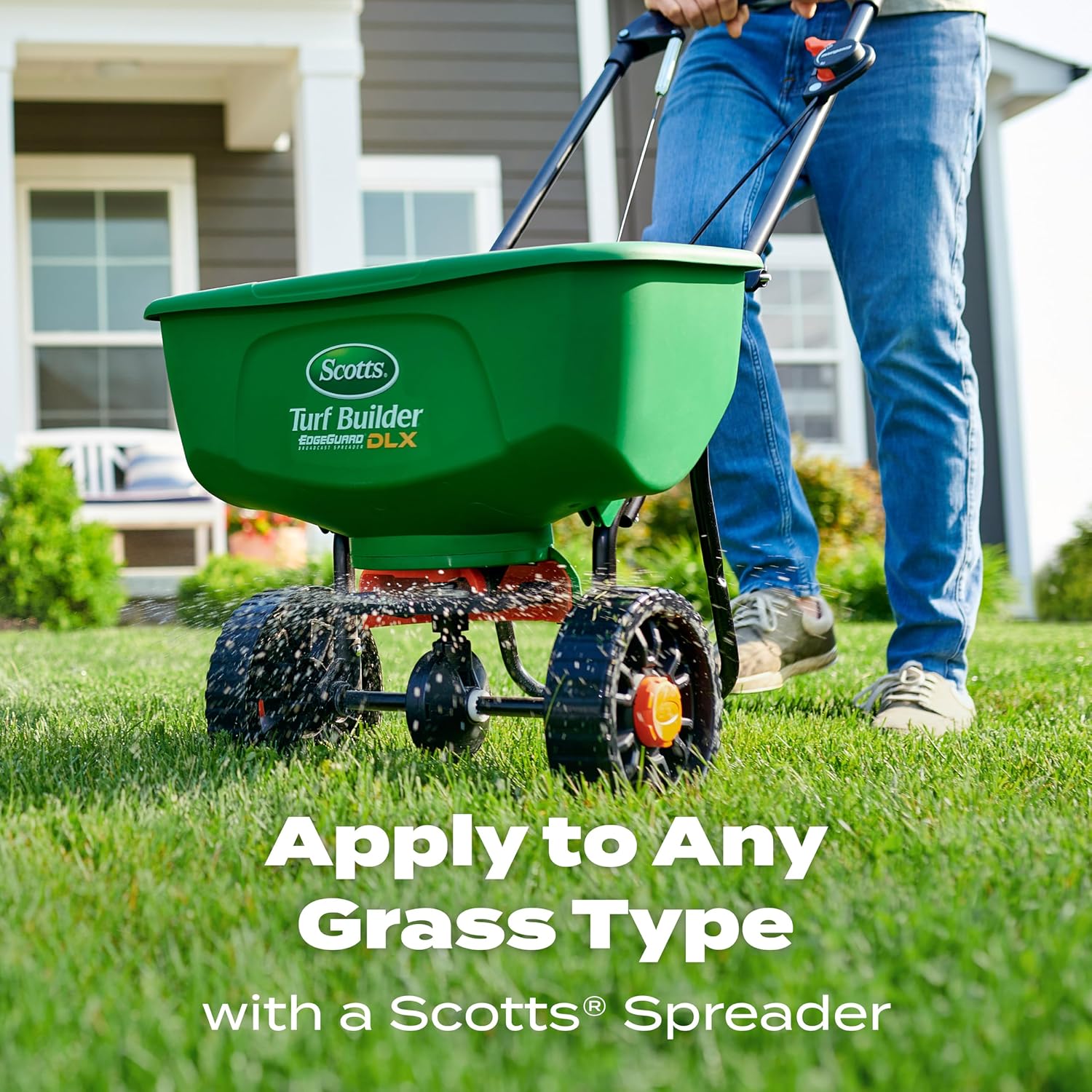 Scotts Turf Builder Starter Food for New Grass, 42 lb. - Lawn Fertilizer for Newly Planted Grass, Also Great for Sod