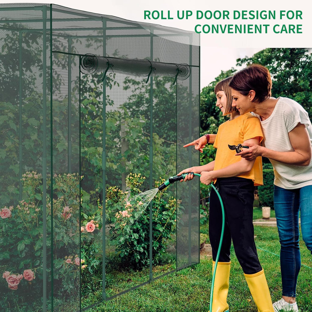 SUNYRISY Garden Plant Netting Crop Cage for Garden Raised Bed | 11.8 x 4 x 6 Ft Plant Cover Cage Protectors from Animal