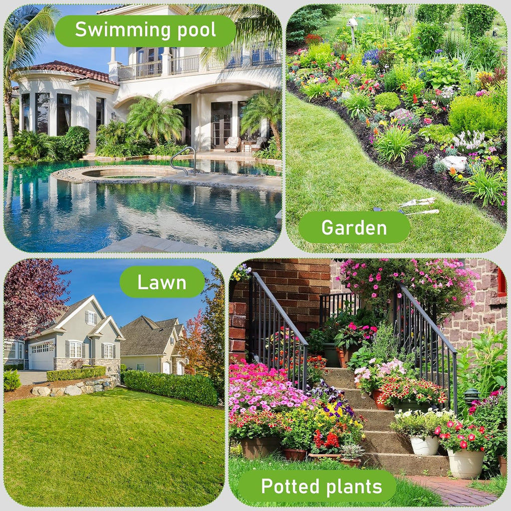 Solar Hose Timer, Sprinkler Timer Programmable with Brass Swivel | Water Timers for Garden Hose Watering with Rain