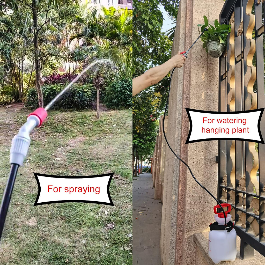 Watering Can Device for Watering Hanging Plant Basket Hard to Reach High Plant Watering Bottle Sprayer for Indoor or
