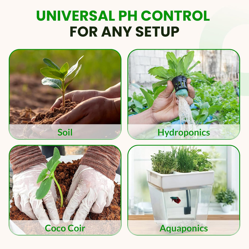 Humboldts Secret pH Up and pH Down Control Kit | Liquid Nutrient Solution Balancer for Plants | for Soil, Hydroponic