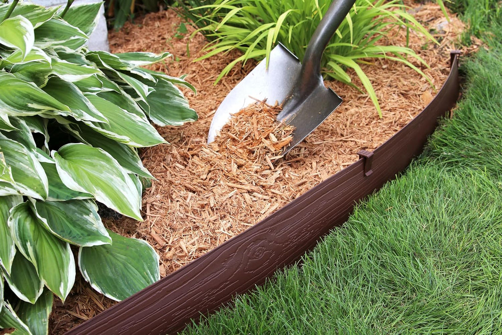 MASTER MARK Terrace Board, Landscape Coiled Edging, Grass Barrier, Bender Board, Flower Bed, Vegetable Garden Borders 5