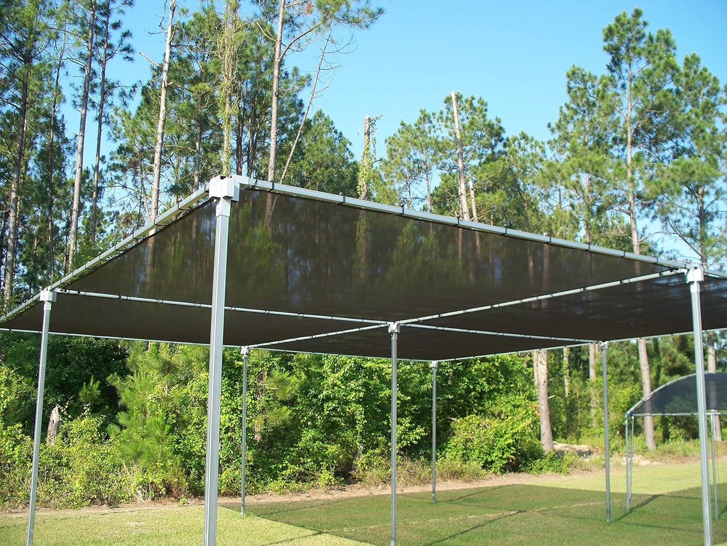 Agfabric 50% Shade Cloth 8 X 12ft Sun Shade Fabric Sunblock Shade Cloth Cover with Clips for Plants, Black