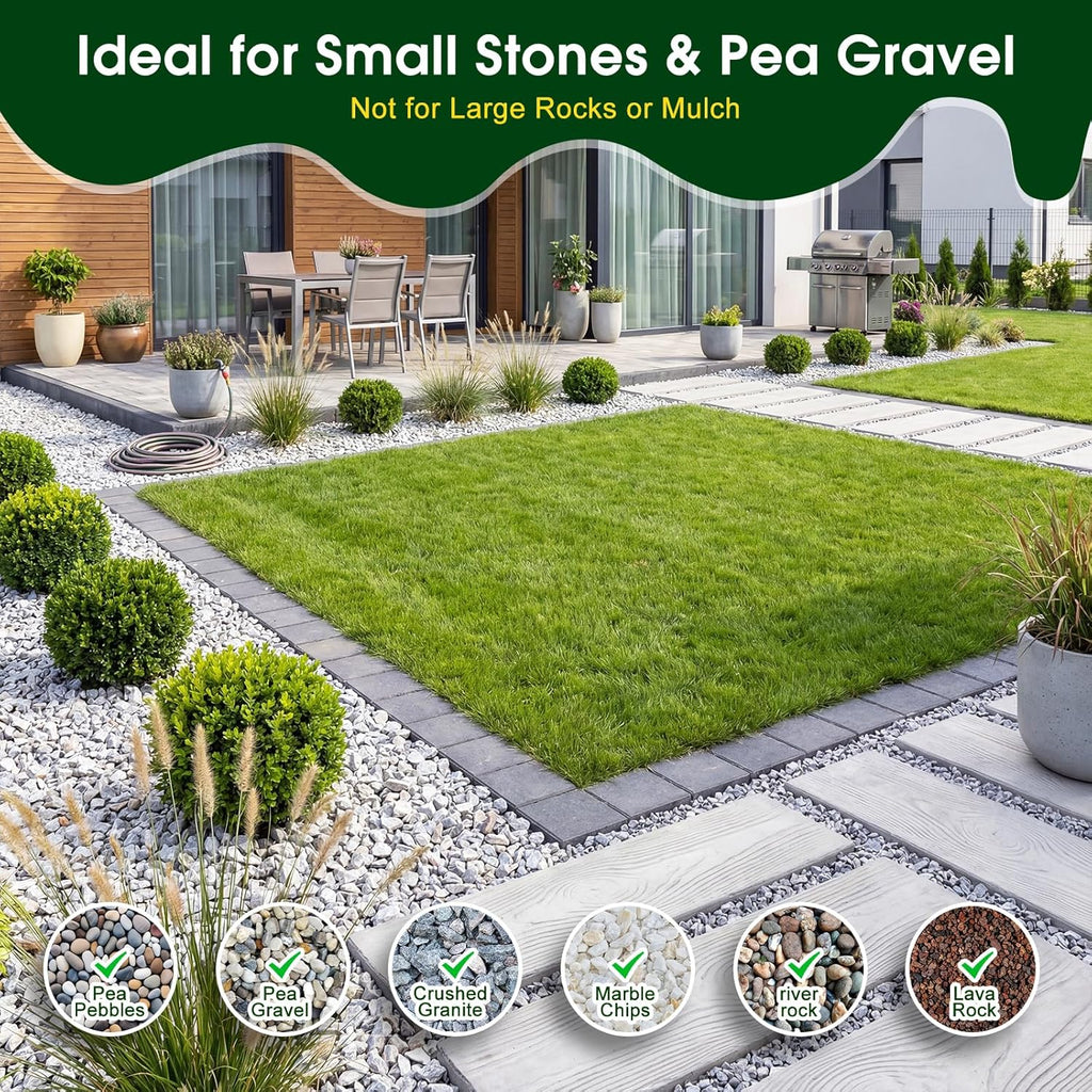Teexpert 1 Gallon Rock Glue for Landscaping – Strong Pea Gravel Binder & Stone Adhesive for Walkways, Yards, Patios