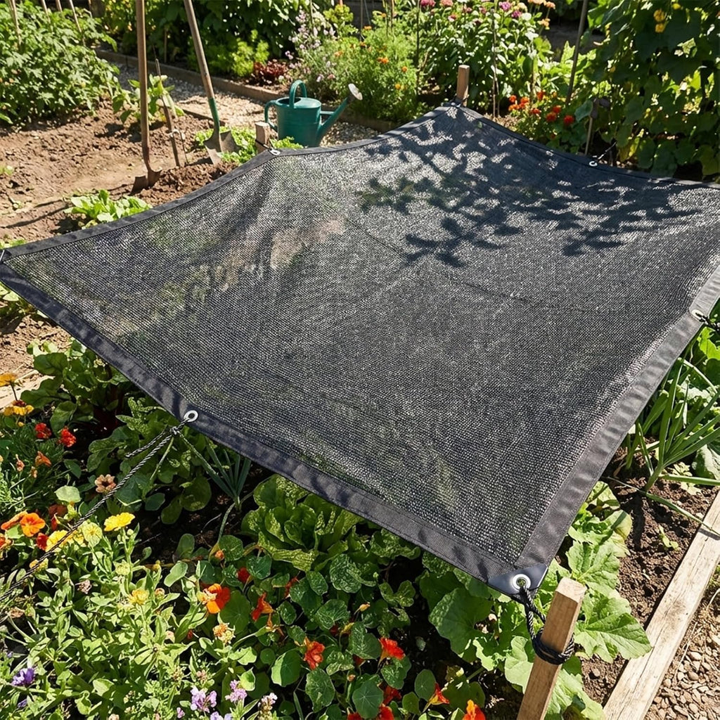 40% Shade Cloth 10×30FT HDPE Mesh Net with Grommets for Garden | UV resistant sun shade for greenhouse, patio & yard