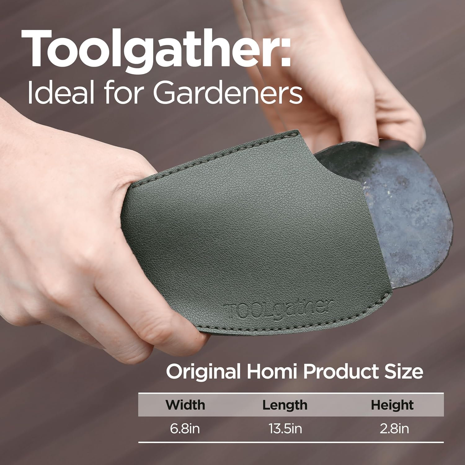 Original Homi Hand Hoe - Traditional Handmade Korean Garden Tool for Weeding Digging & Planting with Forged Steel &