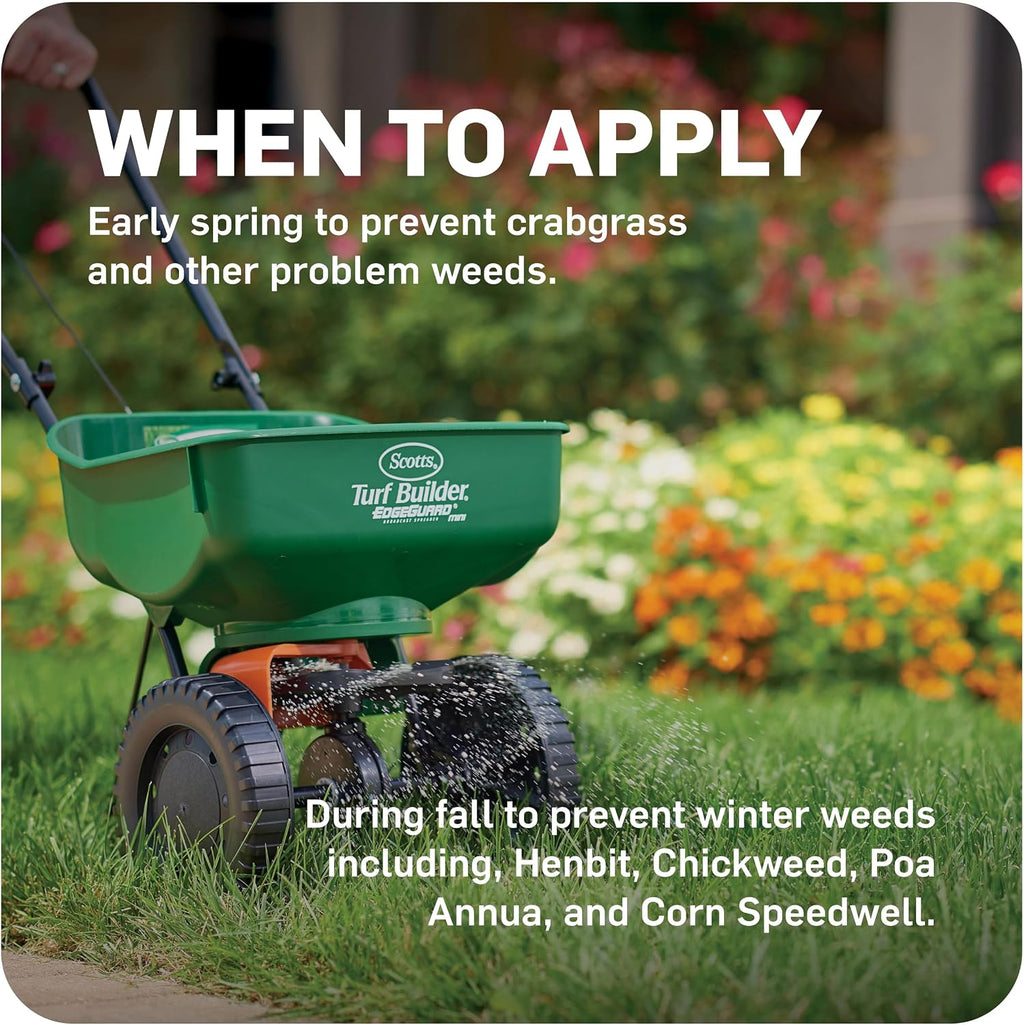 Scotts WeedEx Prevent with Halts, 10.06 lbs. | Crabgrass Preventer, Pre-Emergent Lawn Weed Killer, Treats Up To 5,000