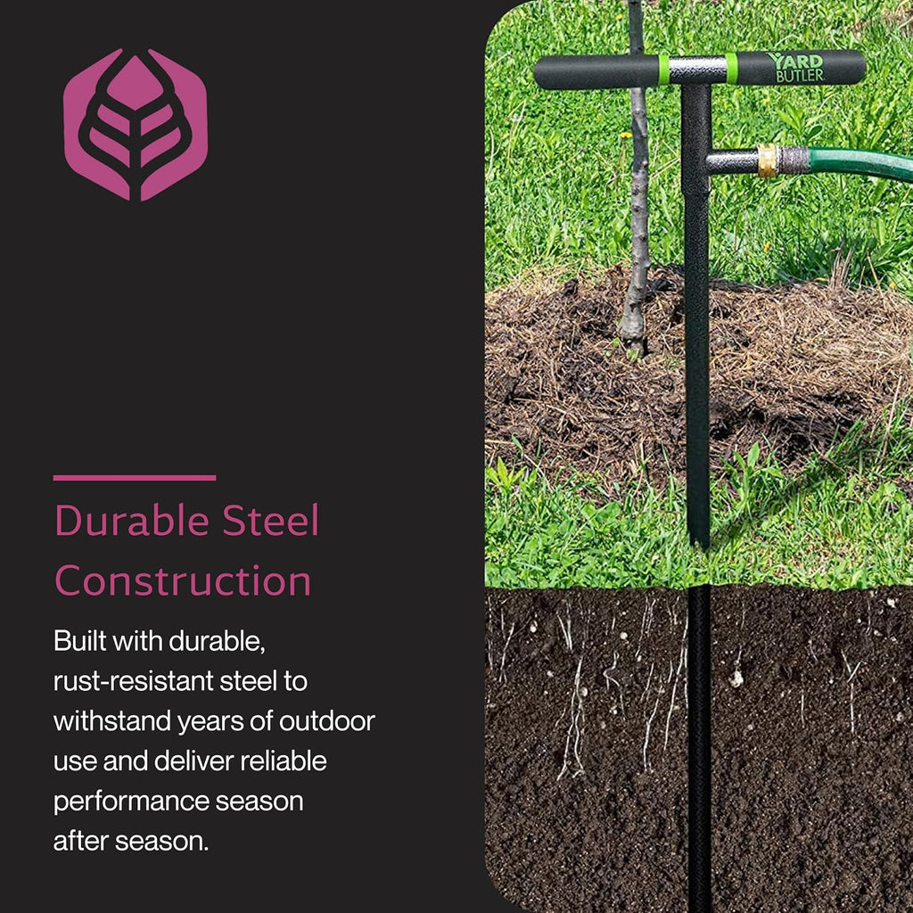 Yard Butler 36 Inch Deep Root Irrigator - Drip Watering Irrigator Tool - Soil and Root Penetration - Deep Plant and