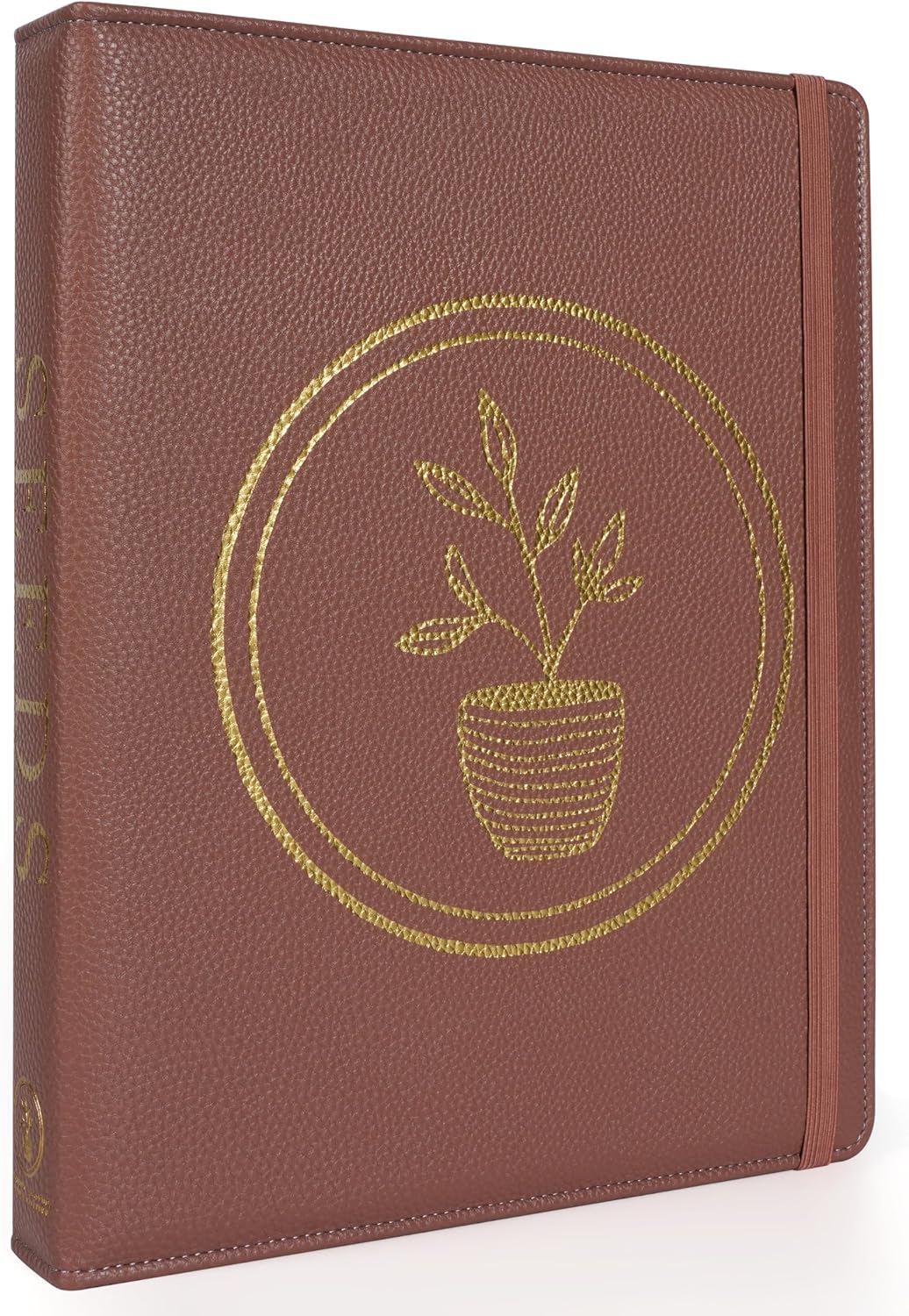 Seed Storage Organizer Binder – Holds 100 Seed Packets, Seed Packet Organizer Book w/Side Loading Sleeves, 4 Kraft