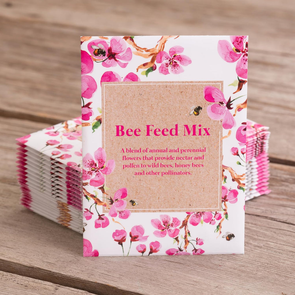 Bentley Seed Flower Mix - Pollinator Seed Mix with 5 Wildflower Seed Packets - Non-GMO Pollinator Seeds - Eco-Friendly